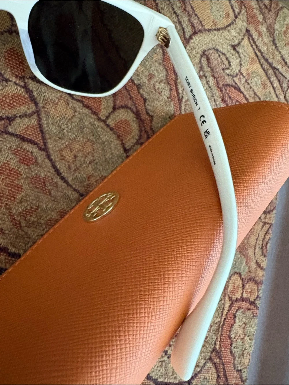 Tory Burch TY7203U sunglasses Black / Ivory / Dark Grey Lens